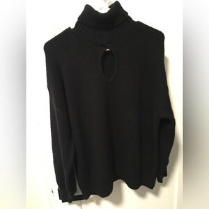 Forever 21 Black Cowl Neck Sweater